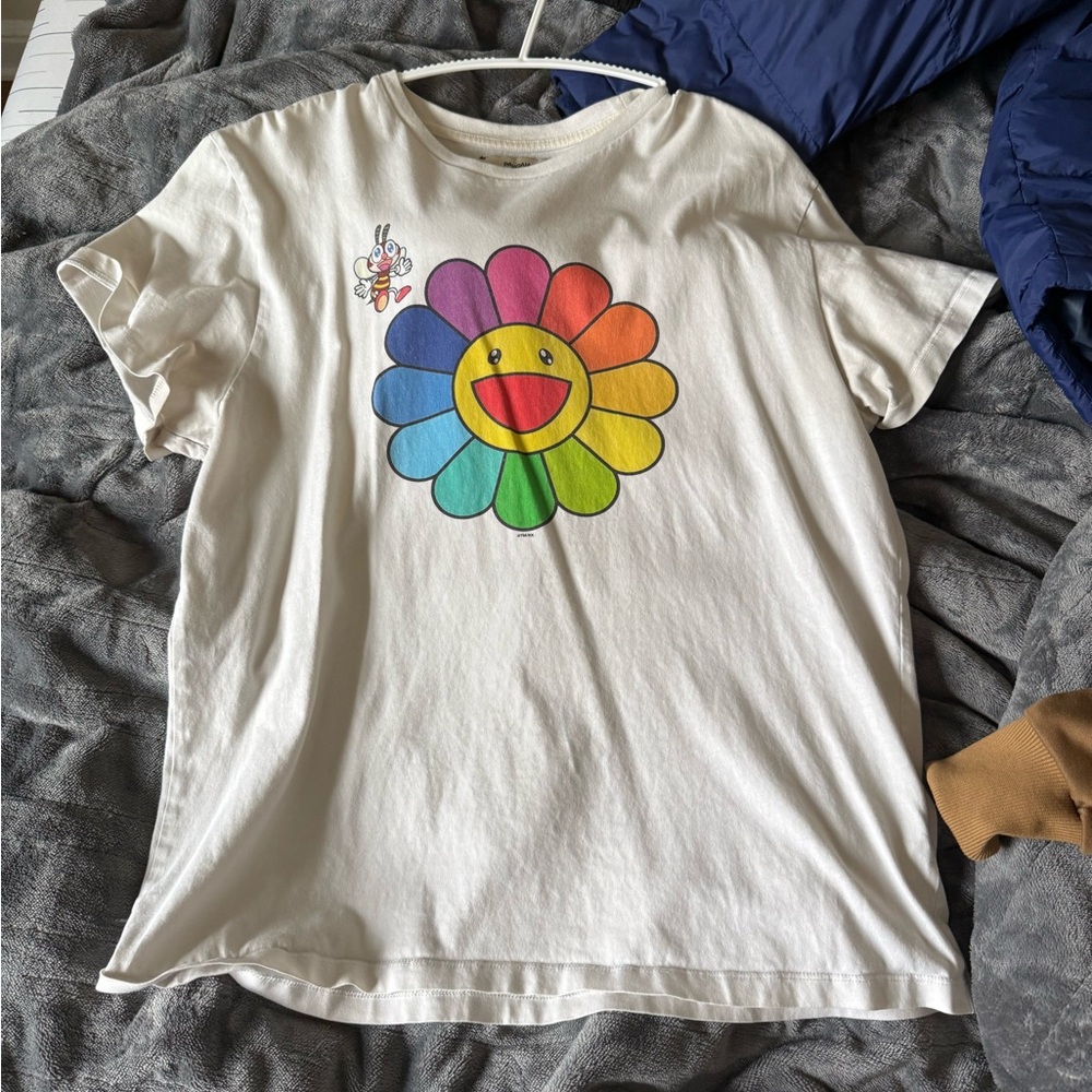 Kids Cream Graphic T-Shirt
